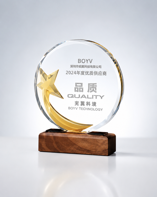 Wood & Crystal Golden Star Award
