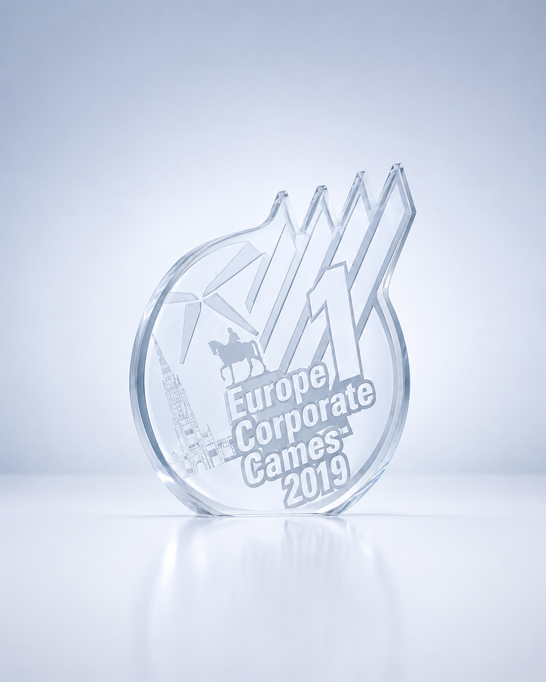 Custom Shape Crystal Event Award