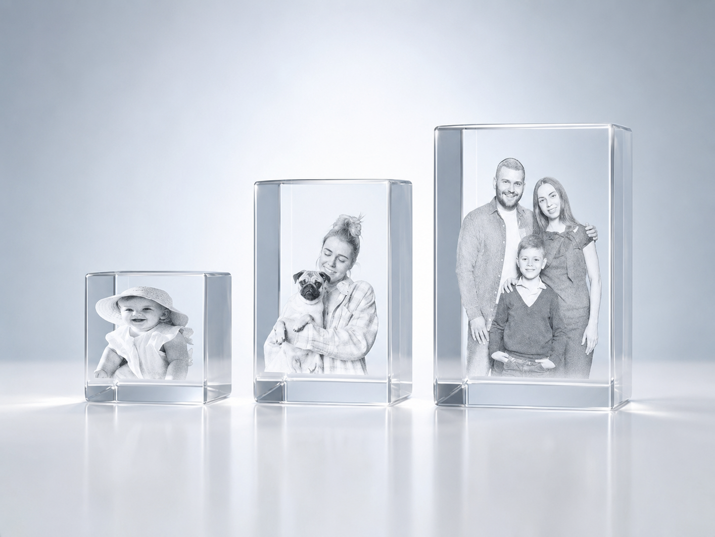 3D Photo Crystal Portrait Blocks